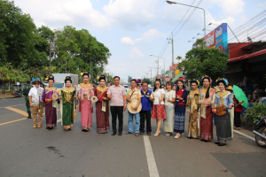 ประเพณีบวงสรวงสักการะศาลเจ้าพ่อหลักเมือง สืบสานวัฒนธรรมประเพณี 4 ชนเผ่าชาวอำเภอน้ำยืน ประจำปี 2568