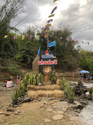 แหล่งท่องเที่ยวแก่งแม่มะลิในเขตพื้นที่ตำบลยางใหญ่